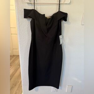BNWT Missguided Chic Strapless Black Dress